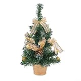 Niedlicher Mini-Weihnachtsbaumtopf für Zuhause oder Büro, eine einfache...
