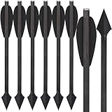 WANVZMR 6,3' Carbon Pistole Armbrust Bolzen Pfeile mit Jagdspitzen...