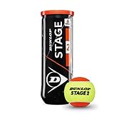 Dunlop Tennisball Stage 2 Orange - für Anfänger & Kinder im Midcourt (1x3er...