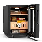 16L Elektrischer Humidor, 100 Zähler elektronischer Zigarren Humidor, Kühler...