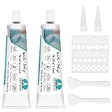 EIGTWEN Sock Stop, 100ml Sockenstopper Flüssig, 5pcs Stopper für Socken, klar,...