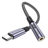 MOSWAG USB Typ C auf 3.5mm Kopfhörer Jack Adapter, Audio USB C auf Aux Dongle...