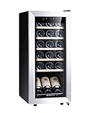 Kalamera Weinkühlschrank, 18 Flaschen 51 Liter Weinkühlschrank klein mit...