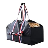 Brennholzträgerbeutel Mit Verstärkten Griffen Und Axtschleifen, 60 X 30,5 X...