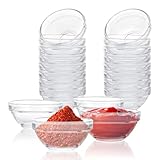 YAYODS 20 Stück Dipschalen Ø 7,5 cm - Glasschüssel Glasschälchen 75 ml -...
