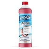 DRAXUS Profi Abflussreiniger (1,0L) I Extrem starker Rohrreiniger löst Haare,...
