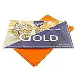 Skielka Designschmuck - Rekord Goldputztuch Goldpflegetuch Poliertuch...