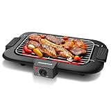 Aigostar Rauchfreier Tischgrill Barbecue Elektrogrill Elektrischer BBQ Grill...