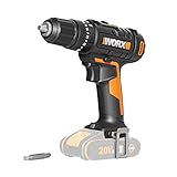 WORX WX370.9 Akku Schlagbohrschrauber 20V - 50Nm, 2-Gang-Getriebe & LED-Licht -...