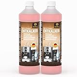 Coffeeano 2x 750ml Entkalker für Kaffeevollautomaten und Kaffeemaschinen, 12...