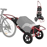 SEPNINE Lastenanhänger Fahrrad, 2 in 1, Fahrradanhänger, Einkaufstrolley,...