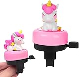 GROVBLE Fahrradklingel Kinder Mädchen, Fahrradklingel Einhorn, Verstellbare...