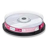 Philips DVD-RW Rohlinge High-Speed (4.7 GB / 120 Minuten Video, 1-4x Speed, 10er...