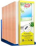 PIC Fenster-Fliegenfalle Innenbereich 16 Stück – Fliegenfänger...