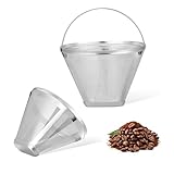 Edelstahl Kaffeefilter, Kaffeefilter Wiederverwendbar Kaffeefilter Dauerfilter...