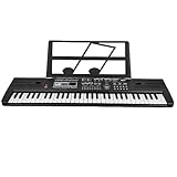 Digital Keyboard, Ideales Einsteiger-Keyboard mit 61 Tasten & zahlreichen...