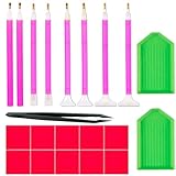 ElevaPulse 21 Stück Diamond Painting Stift und Zubehör für DIY...