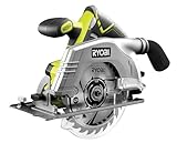 RYOBI 18 V ONE+ Akku-Handkreissäge R18CS-0 (Bohrungs-ø 16 mm, Schnitttiefe bis...