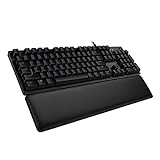 Logitech G512 mechanische Gaming-Tastatur, GX Brown Taktile Switches, LIGHTSYNC...