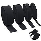 Auckpure 20 Meter Gummiband Schwarze Breite 10mm 20mm 30mm 40mm Gummibänder...