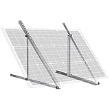 ECO-WORTHY 41' (104cm) Solarmodul Halterung mit Einstellbarem Winkel, Solarpanel...