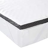 Amazon Basics - Memoryschaum Matratzenauflage mit Bändern, 120 x 200 cm, 4 cm...