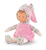 Corolle 9000010110 - Mon Doudou Miss Pink Blumengarten, Weichkörperpuppe mit...
