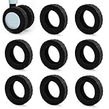 Bellanova Silikon-Radschutzabdeckung 8 Stück, Rollenschutz für Koffer, Leise,...