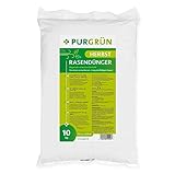 Purgrün Premium Herbstrasendünger - 10 kg Organisch-Mineralischer Rasendünger...