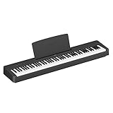 Yamaha P-145 Digital Piano, Schwarz – Leichtes und tragbares Digital Piano mit...