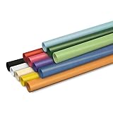 Clairefontaine 95799AMZC – 12 Rollen Geschenkpapier, Kraftpapier, farbig, 2 m...