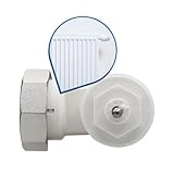 kör4u Winkeladapter Schraubverbindung M30 x 1,5 mm, weiß, für Oventrop,...