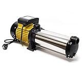 Wiltec Mehrstufige Kreiselpumpe 9000l/h 2200W Förderhöhe 105m, Ansaughöhe 9m,...