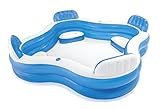 Intex Swimcenter 'Family Lounge Pool' mit 4 Sitzen 229x229x66cm, dunkelblau