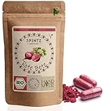 SPINTZ® 180 Bio Rote Bete Kapseln - hochdosierte Rote Beete Tabletten - 720mg...