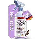 KRAFTKÖNIG Mottenspray 500 ml – Hochwirksam mit Soforteffekt – Für...