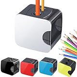 elektrischer anspitzer，Elektrischer Spitzer für Kinder Doppelloch...