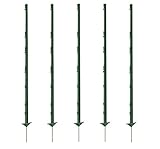 Growi Weidezaunpfahl Kunststoff 156 cm grün 40 Stück