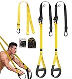 UONNER Schlingentrainer Sling Trainer Fitness Home Gym Equipment Workout Band...