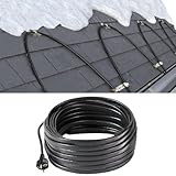 H&G Lifestyles 15M Elektrische Heizband für Dach Schnee Enteisungs...