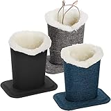 ZOOFOX 3 Pack Plüsch gefüttert Brillenhalter, Stoff Brillenständer für...