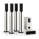 auna Areal Elegance 5.1 Soundsystem - Lautsprechersystem 5.1 Heimkinosystem mit...