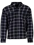 Henry Terre Herren Thermohemd Arbeitsjacke Thermojacke Fleece Futter kariert...