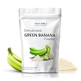 MANUBOLU Grüne Bananen Pulver 250g | 100% Naturrein & Zuckerfrei | Premium...