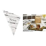 1000 Pommes-Frites-Spitztüten, Pergament-Ersatz, gefäd. 32,5 cm x 23 cm x 23...