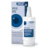 HYLO GEL Augentropfen bei trockenen Augen, langanhaltend, mit Hyaluronsäure, 10...