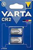 VARTA Batterien CR2 Lithium Rundzelle, 2 Stück, 3V, Spezialbatterien für...