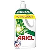 Ariel Flüssigwaschmittel, 80 Waschladungen Universal+ Waschmittel, Kraftvolle...