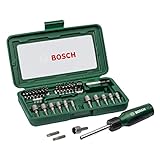 Bosch 46tlg. Schrauberbit und Steckschlüssel-Set (PH-, PZ-, Hex-, T-, S-Bit,...