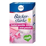 Küchle Bäckerstärke 100g | Vegan | Idealer Helfer beim Ausrollen von Fondant...